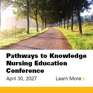 2027 Pathways to Knowledge Nurse Education Conference Banner